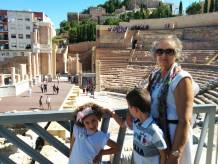 Teatro Romano con la abuela
